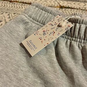 Grey sweatpants from amazon. Super soft!! sinch at the waist and ankles